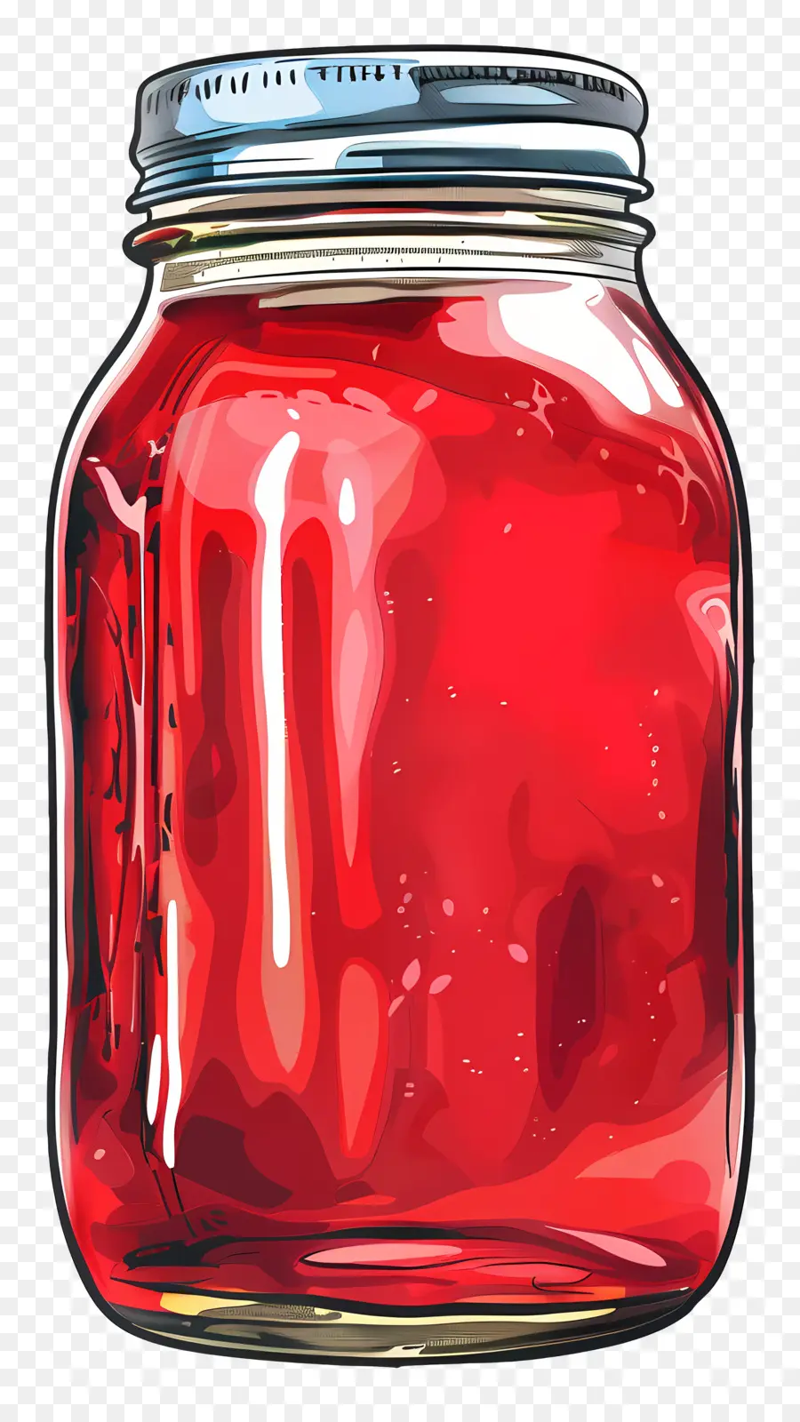 Jar Mason，Rojo Jar PNG