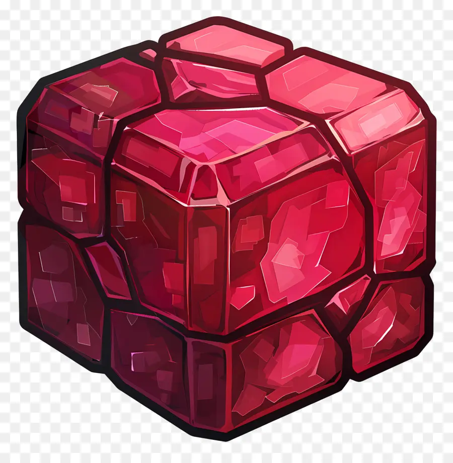 Minecraft，Cubo Rojo PNG