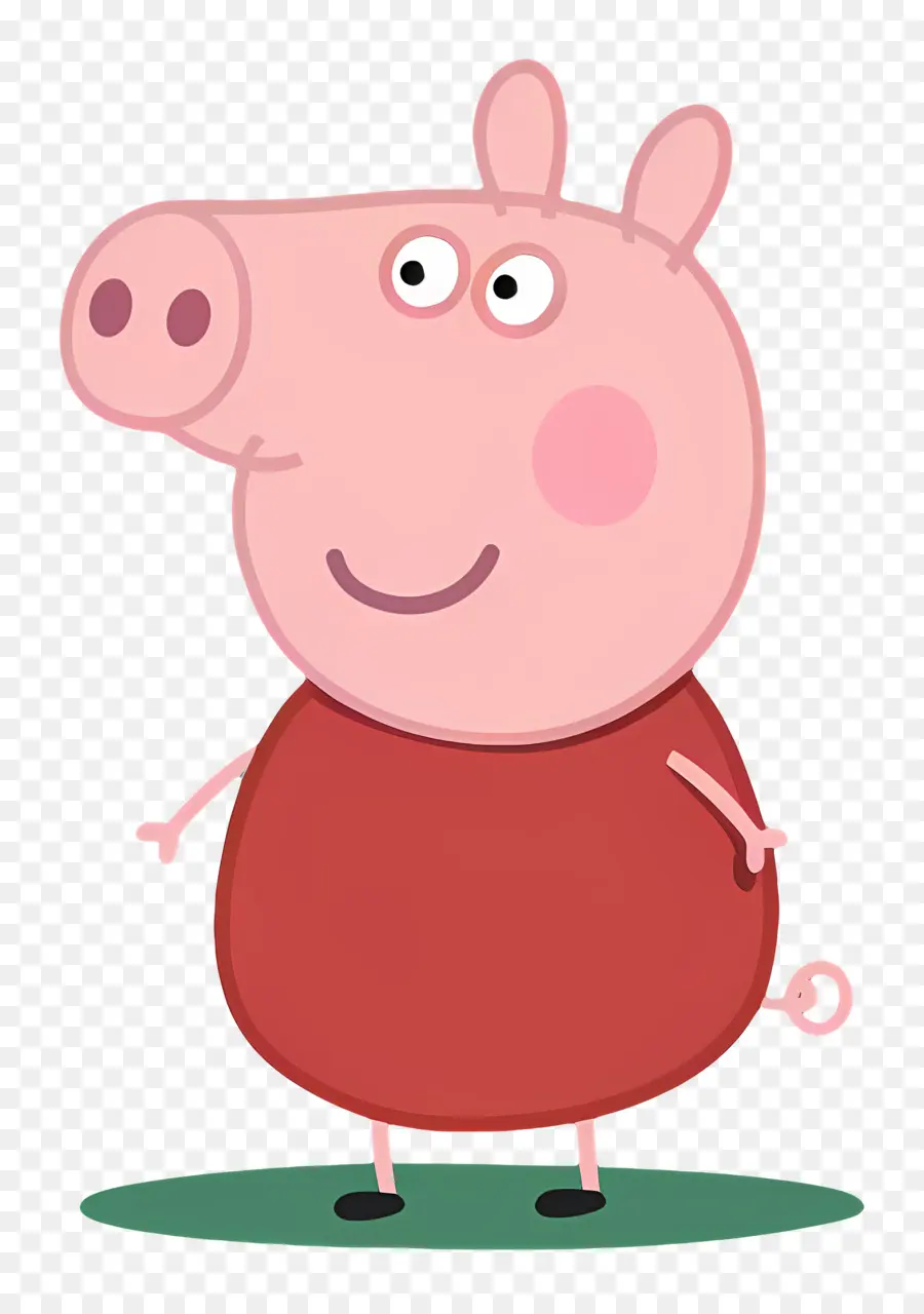 Pepa Cerdo，Cerdo Rosa De Dibujos Animados PNG