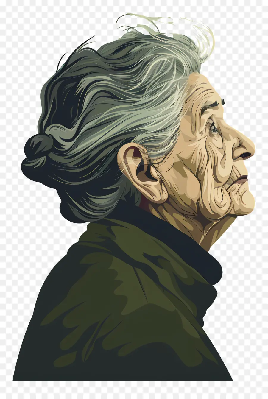 Anciana，Mujer Anciana PNG