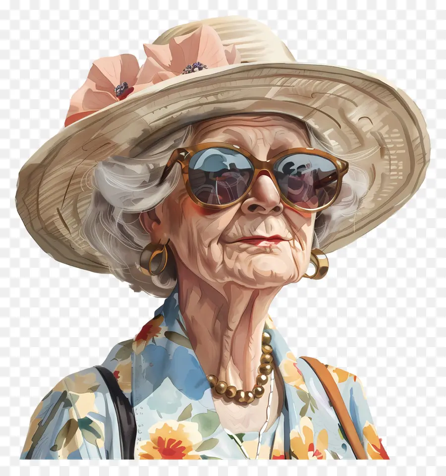 Abuela，Mujer Anciana PNG