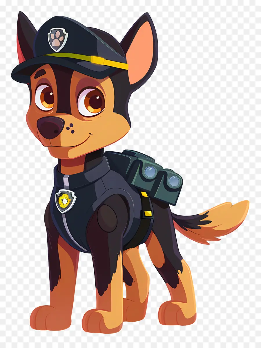 La Pata De La Patrulla，Perro De Policía PNG