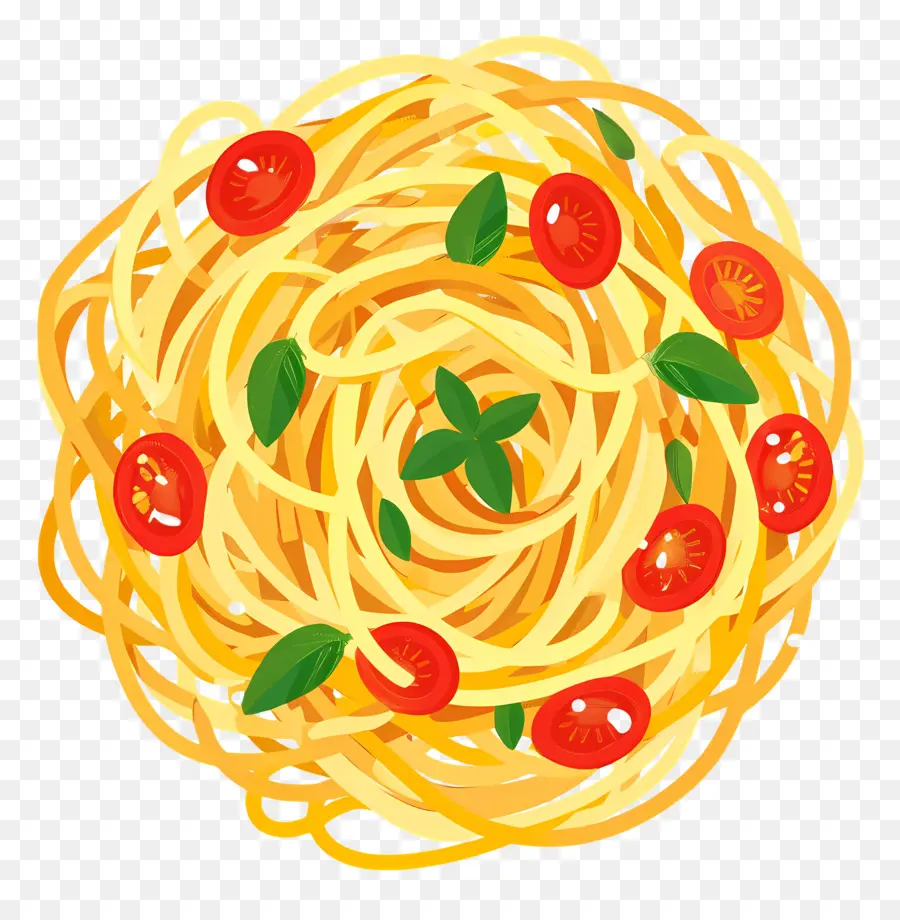 Espaguetis，Tomates Cherry PNG