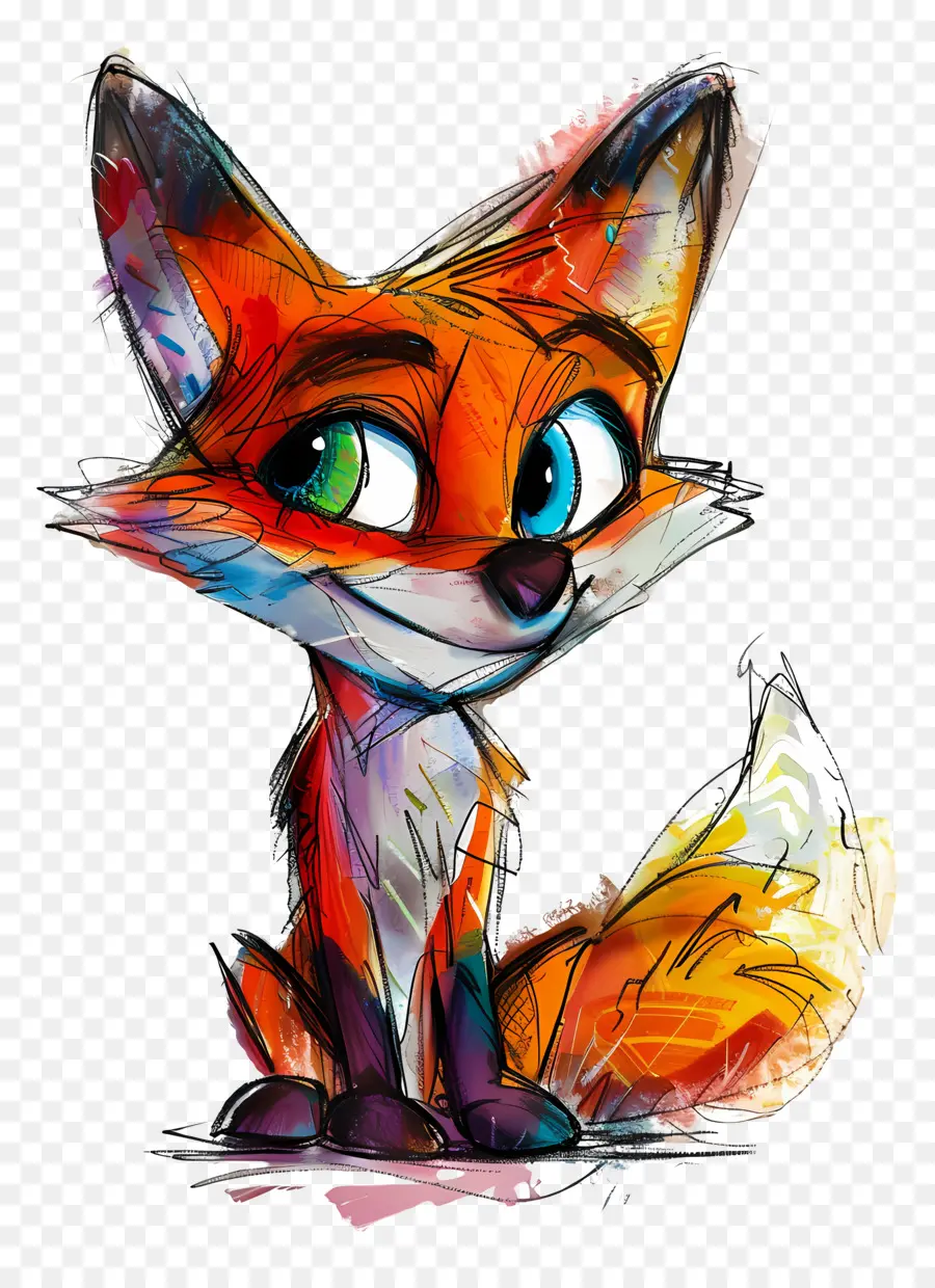 De Dibujos Animados De Fox，Fox PNG