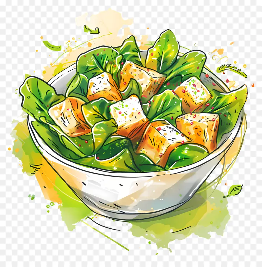 Ensalada César，Ensalada PNG