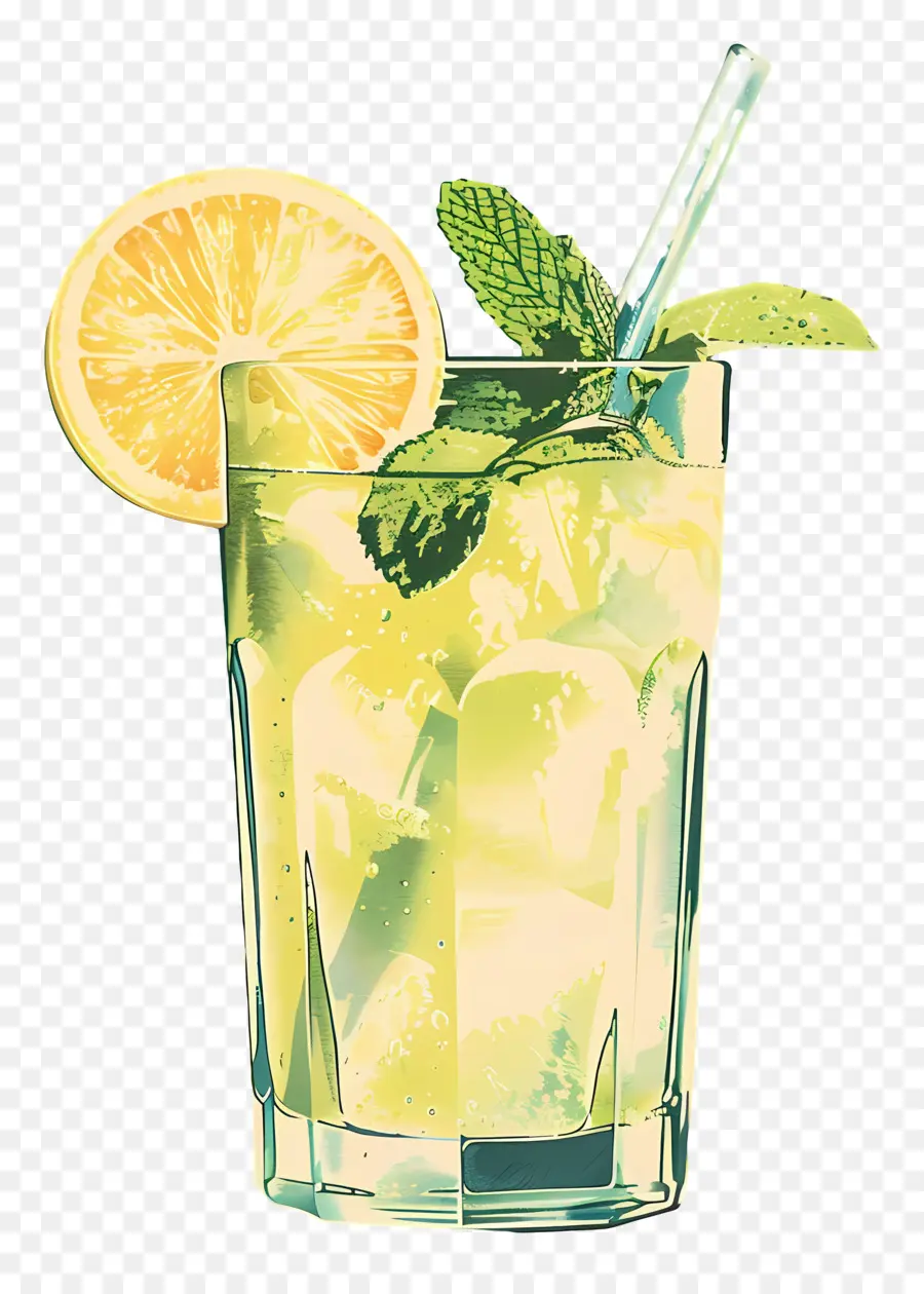 Limonada，Bebida Refrescante PNG