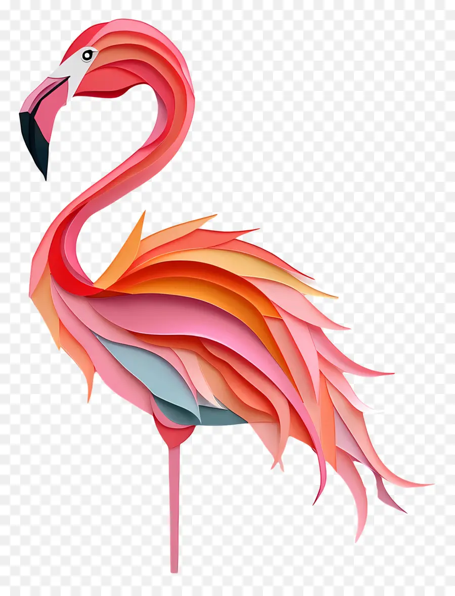 Flamingo Silueta，Flamenco Rosado PNG