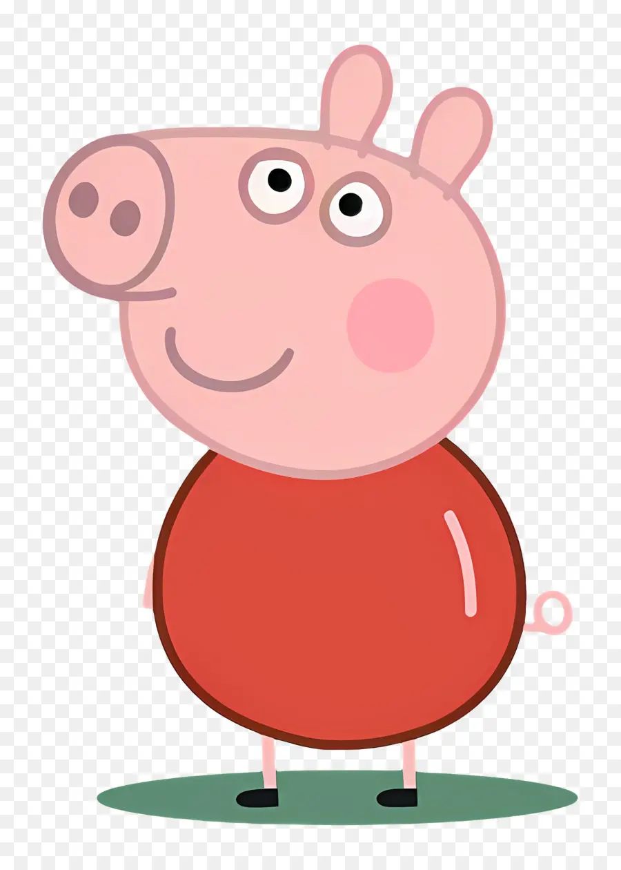 Pepa Cerdo，Cerdo Rosa De Dibujos Animados PNG