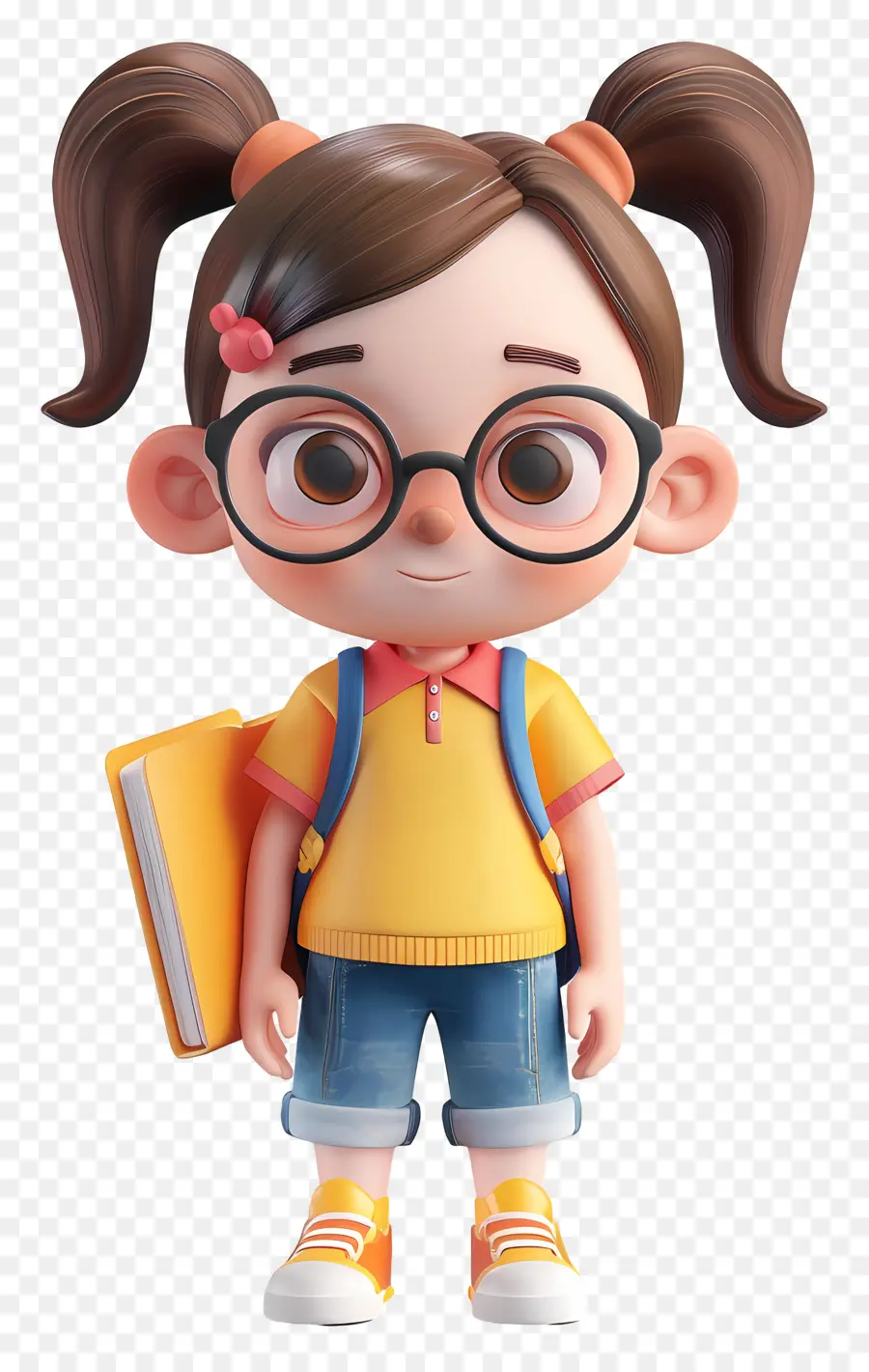 Personaje De Niña，Personaje Estudiantil PNG