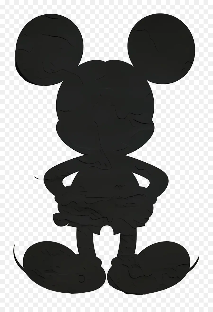 Silueta De Mickey Mouse，Mickey Mouse PNG