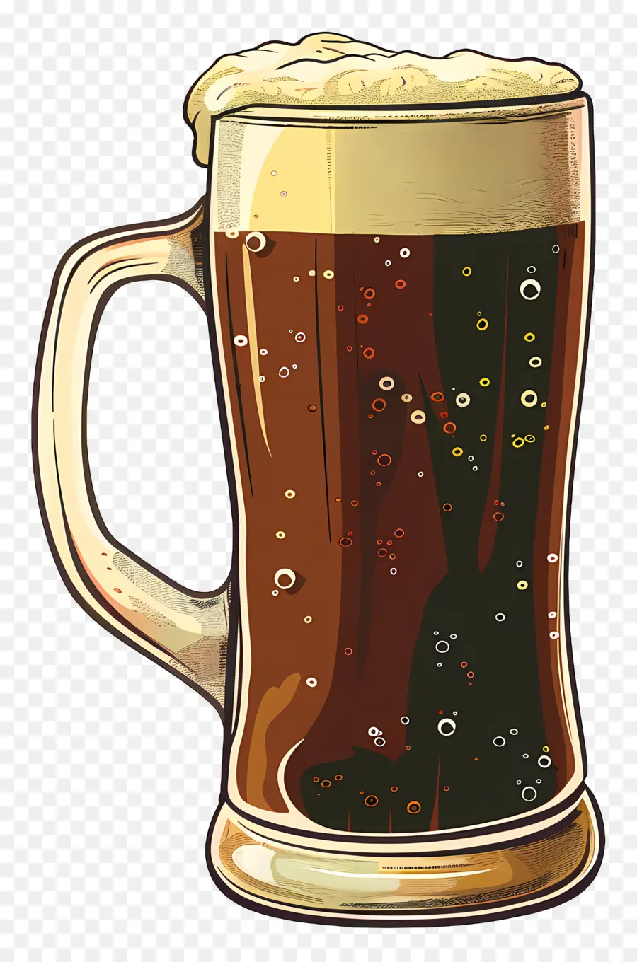 La Cerveza，Jarro De Cristal PNG