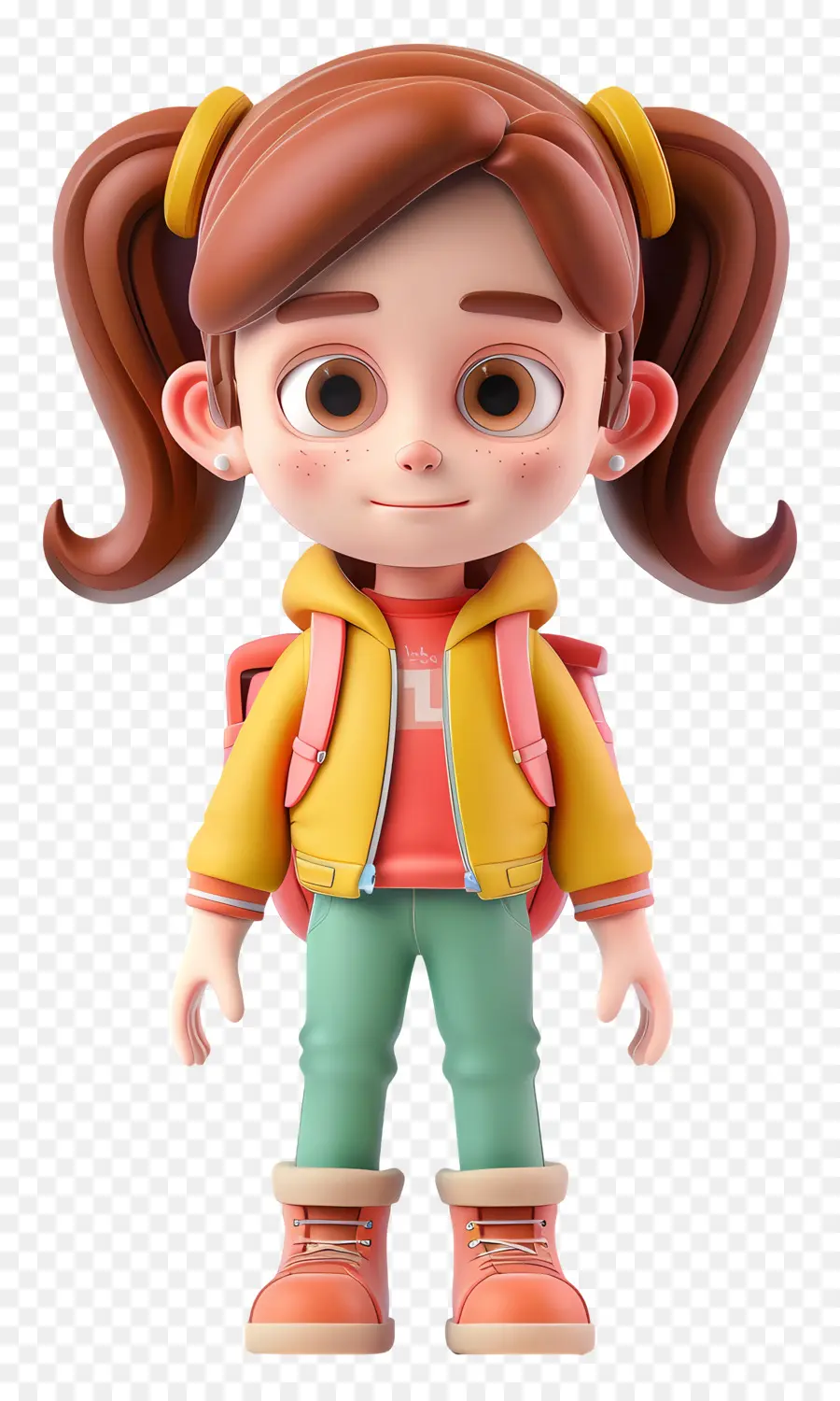 Personaje De Niña，Personaje Estudiantil PNG