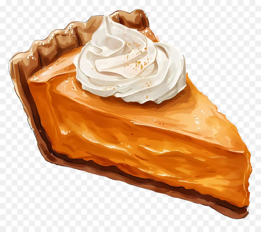 Pastel De Calabaza，Rebanada PNG