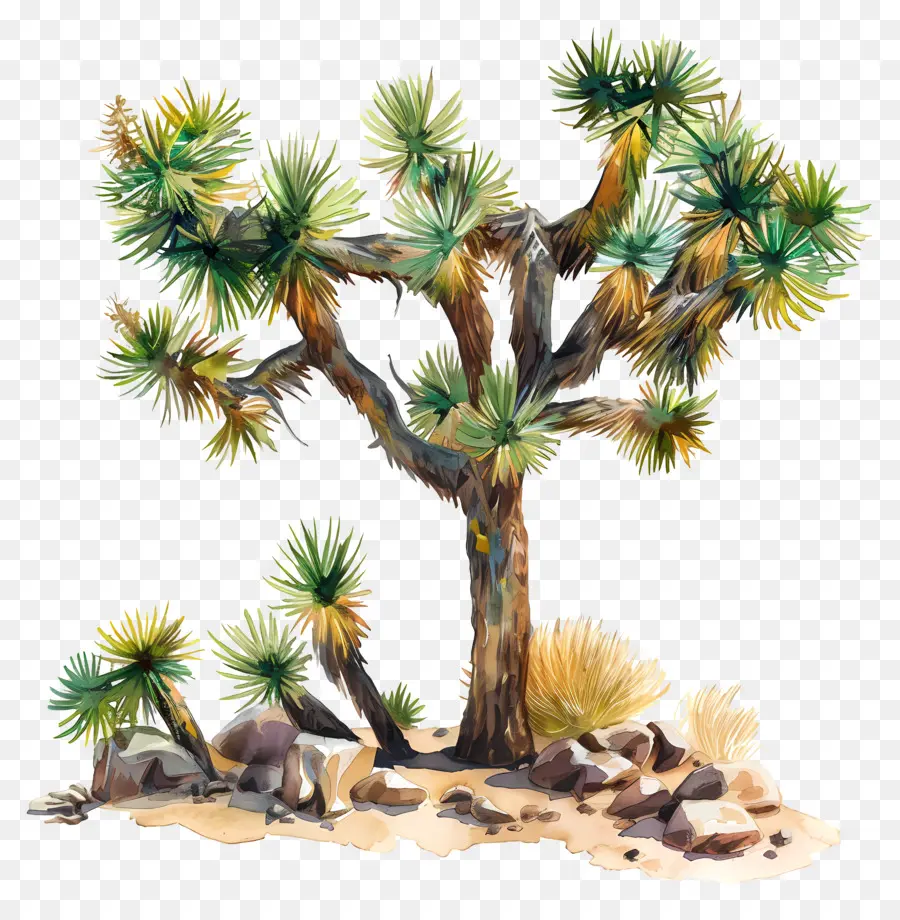 Joshua Tree，Pintura PNG