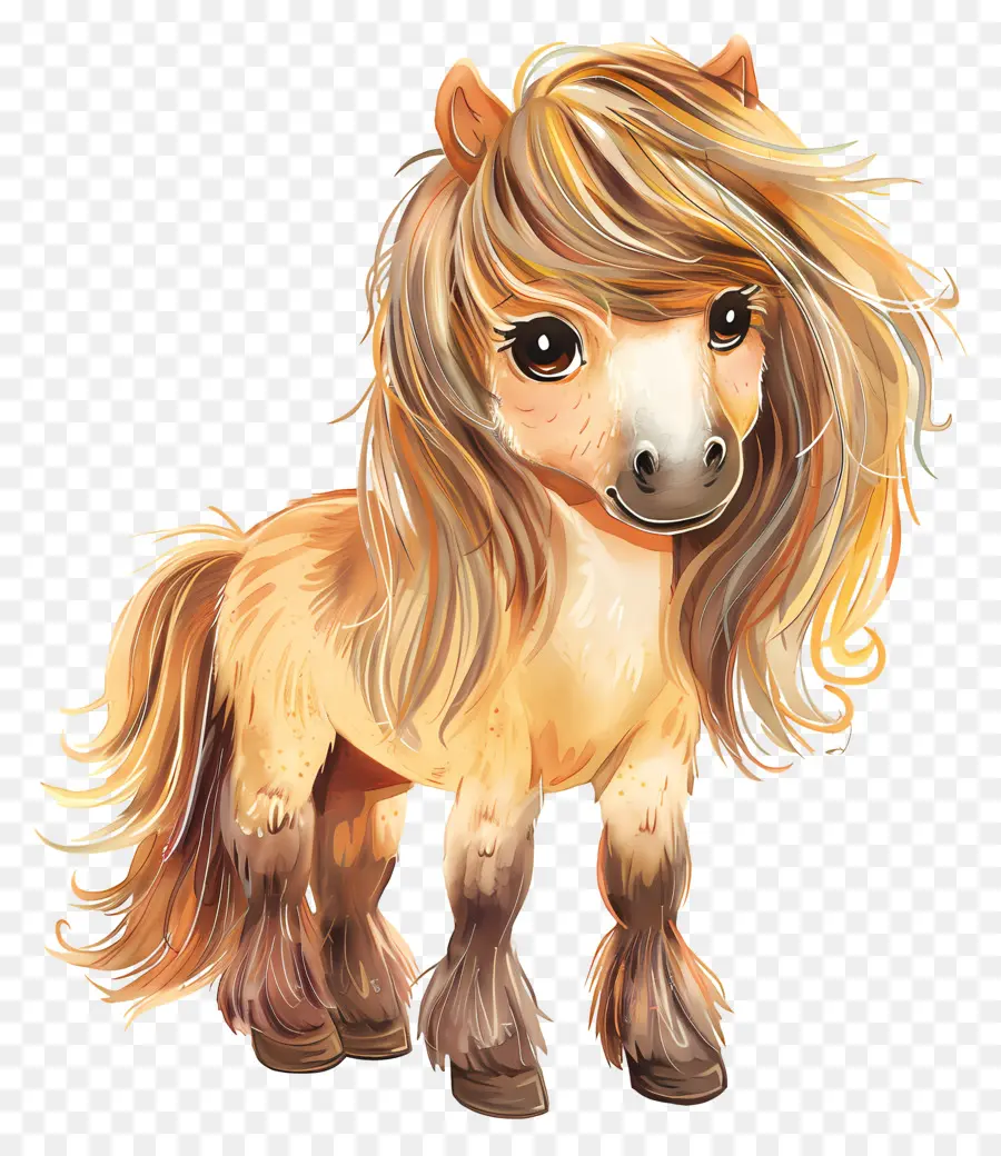 Pony，Cabello Rubio PNG