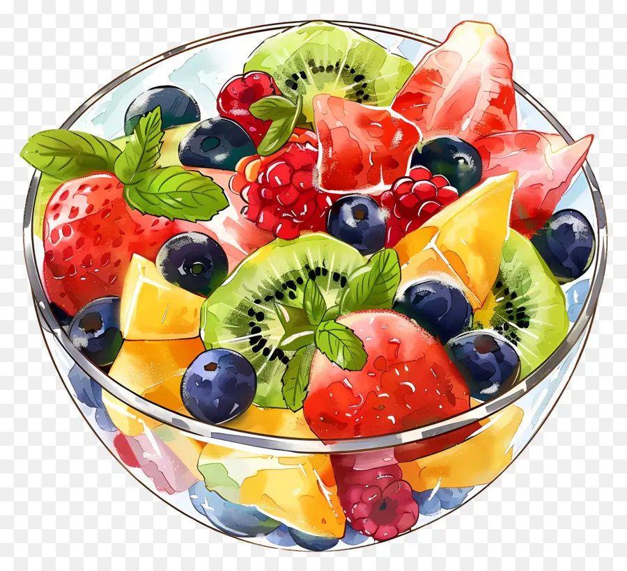 Ensaladas De Frutas，Fruta Fresca PNG