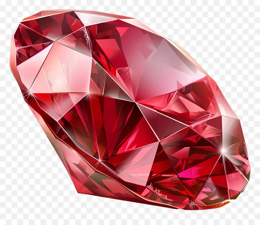 Piedra Rubí，Diamante Colorido PNG