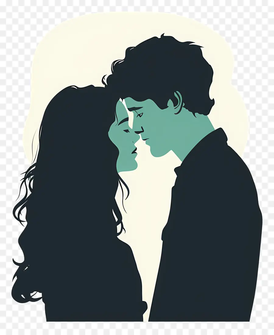 Pareja，Silueta PNG