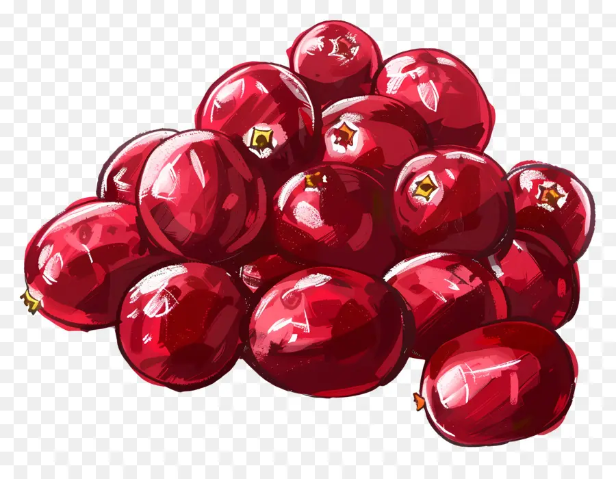 Cranberries，Bayas Rojas PNG