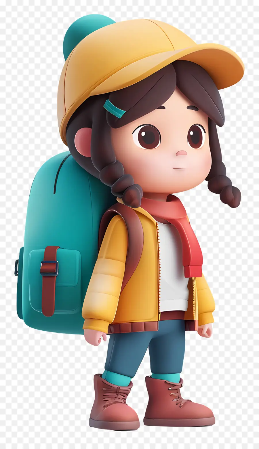 Personaje De Niña，Personaje Estudiantil PNG