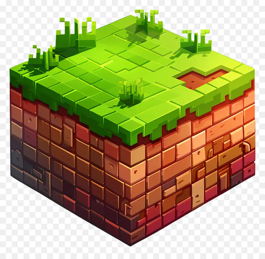 Minecraft，La Hierba Verde PNG