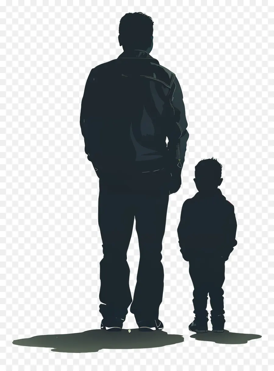 El Padre Y El Hijo，Silueta PNG