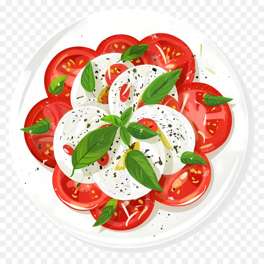 La Ensalada Caprese，Tomate PNG