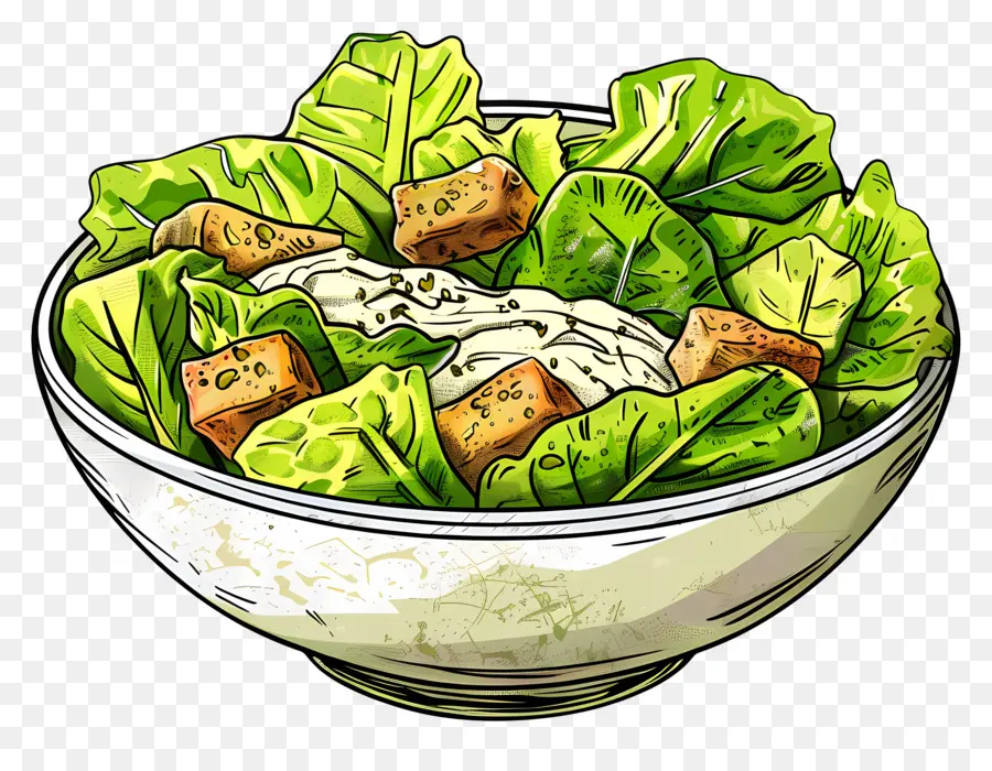 Ensalada César，Ensalada PNG