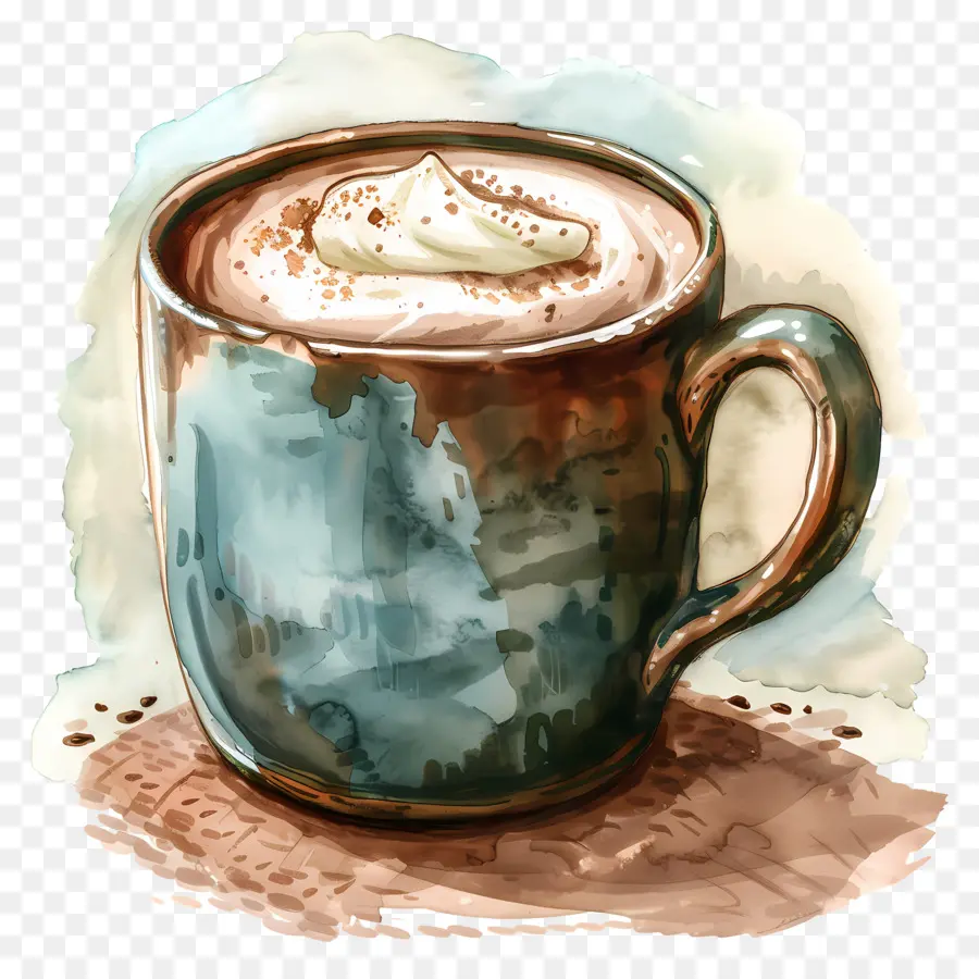 Taza De Cacao，Chocolate Caliente PNG