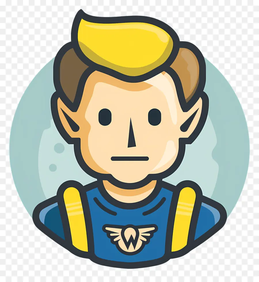 Vault Boy，Personaje De Dibujos Animados PNG