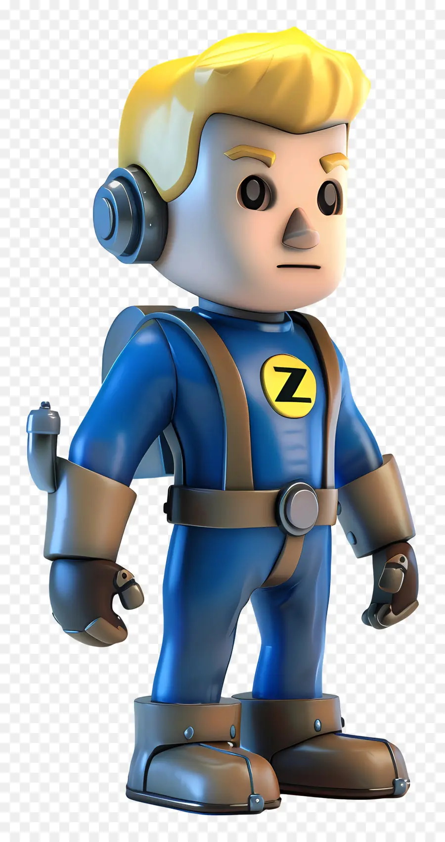 Vault Boy，Modelo En 3d PNG