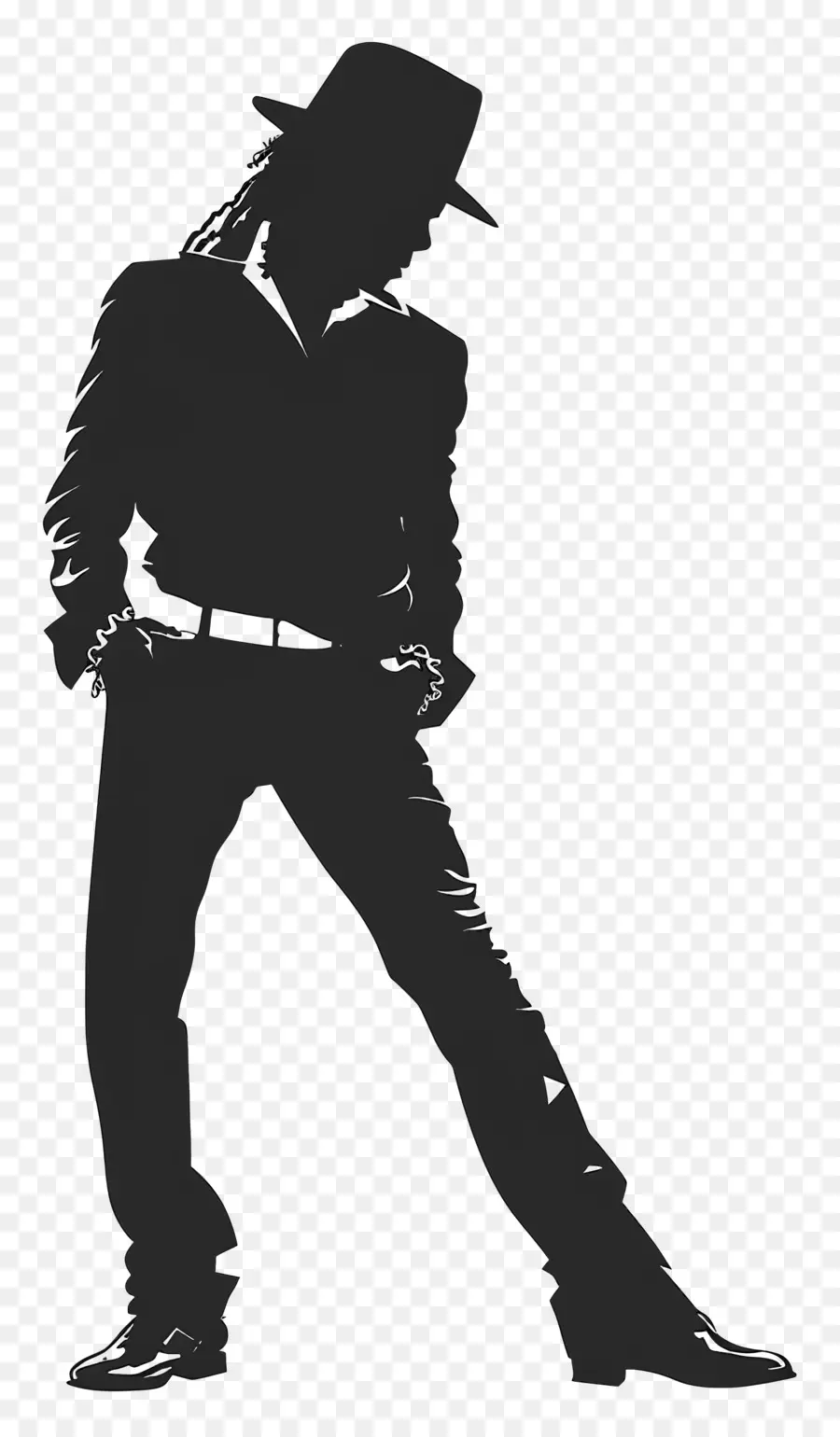 Michael Jackson Silueta，Hombre PNG