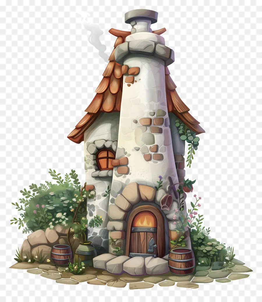 Chimenea，Casa De Piedra PNG