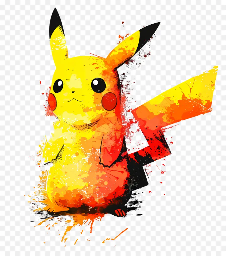 Pikachu，Amarillo PNG