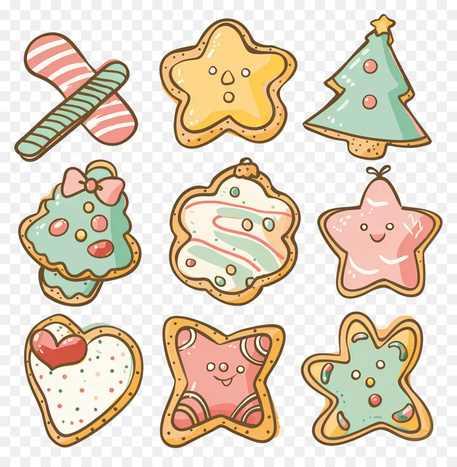 Galletas De Navidad，Formación De Hielo PNG