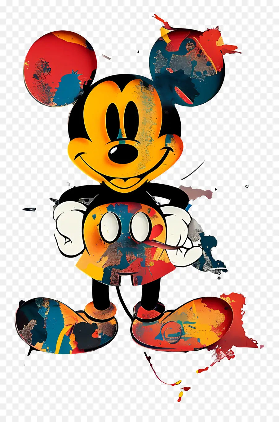 Silueta De Mickey Mouse，Mickey Mouse PNG