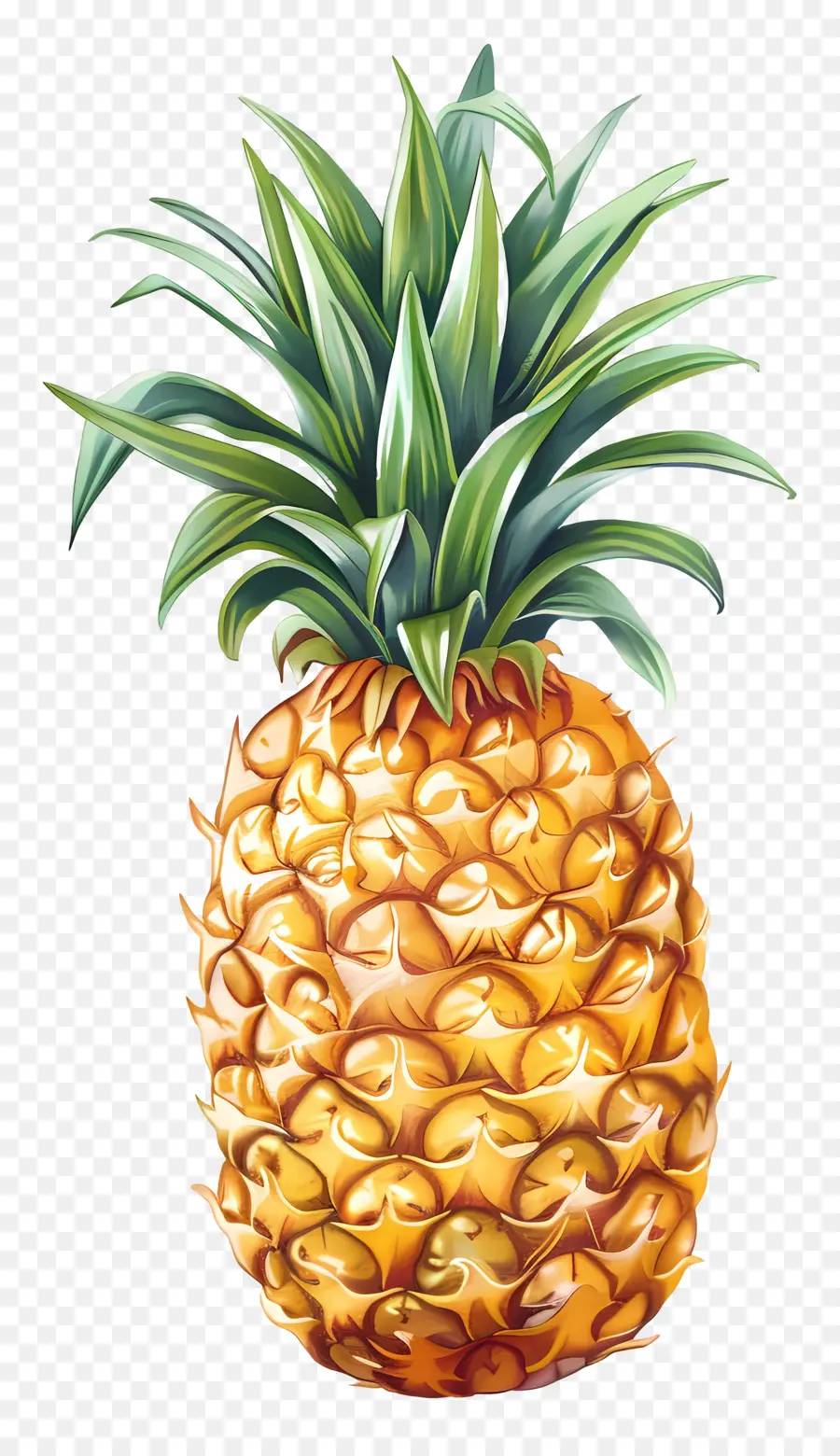 Piña，Pintura De Piña PNG