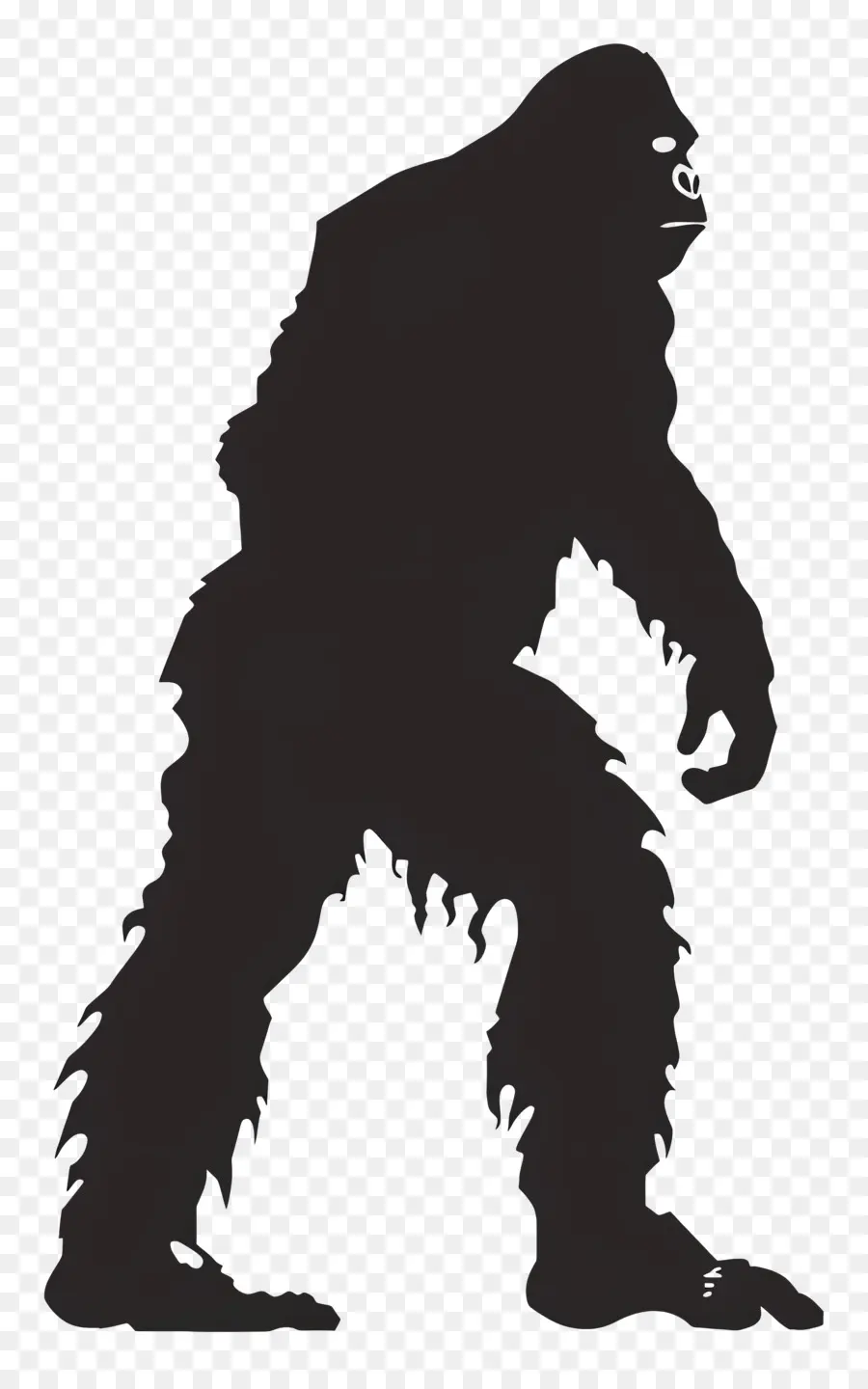 Silueta Bigfoot，Sasquatch PNG