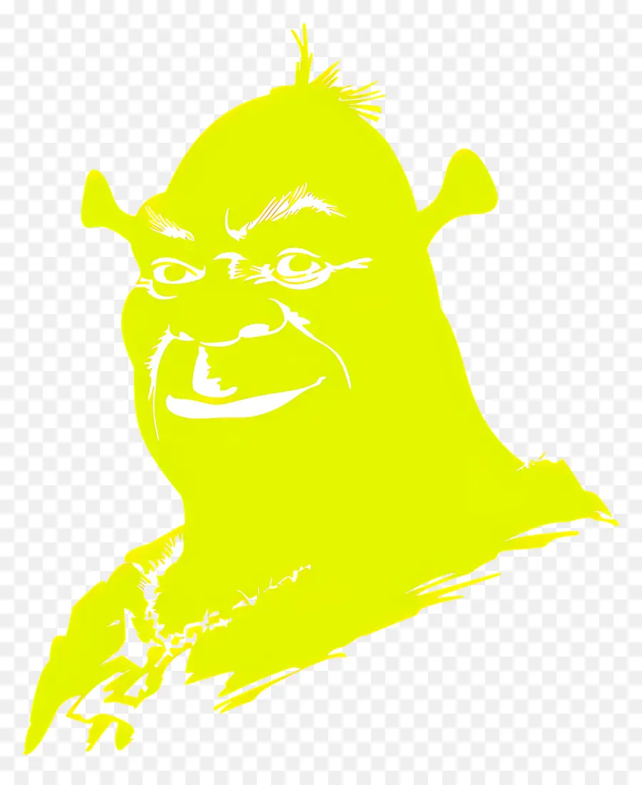 Silueta De Shrek，Shrek PNG