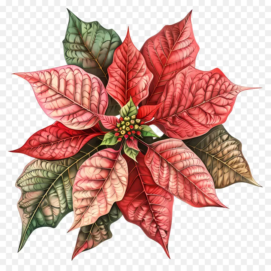 La Flor De Pascua，Planta De Poinsettia PNG