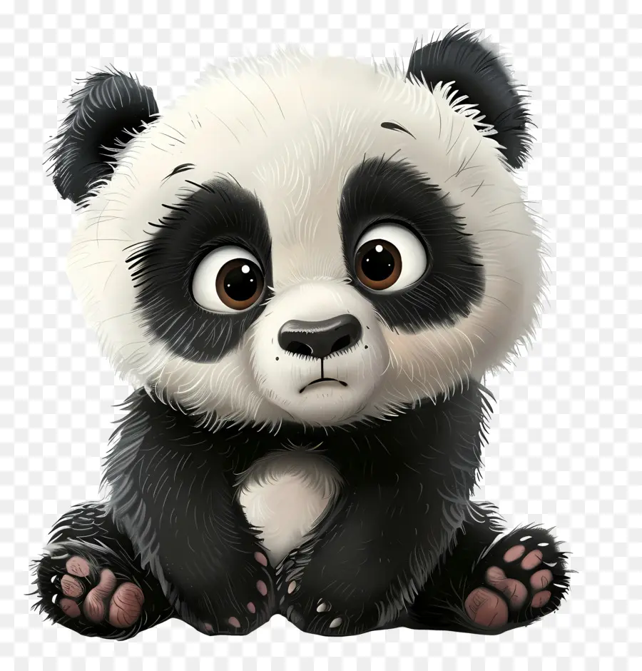 Panda，Triste PNG