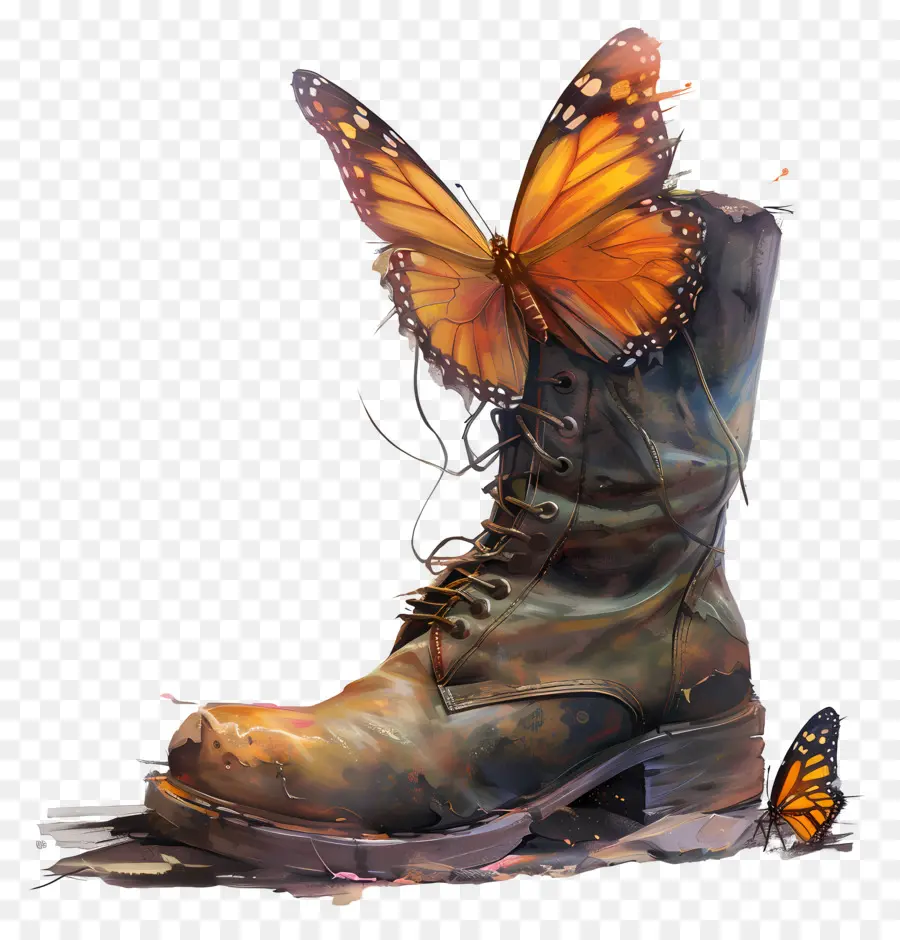 Mariposa，Botas PNG