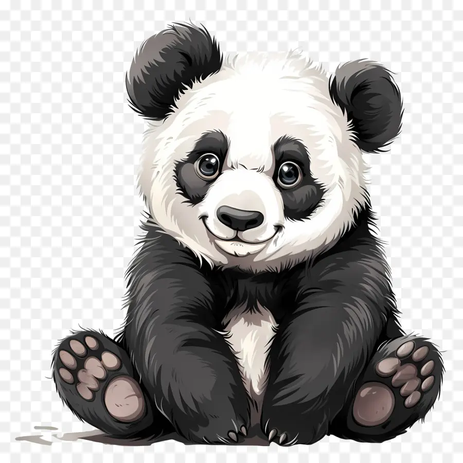 Panda，Lindo PNG