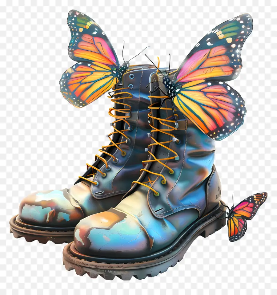 Mariposa，Botas PNG