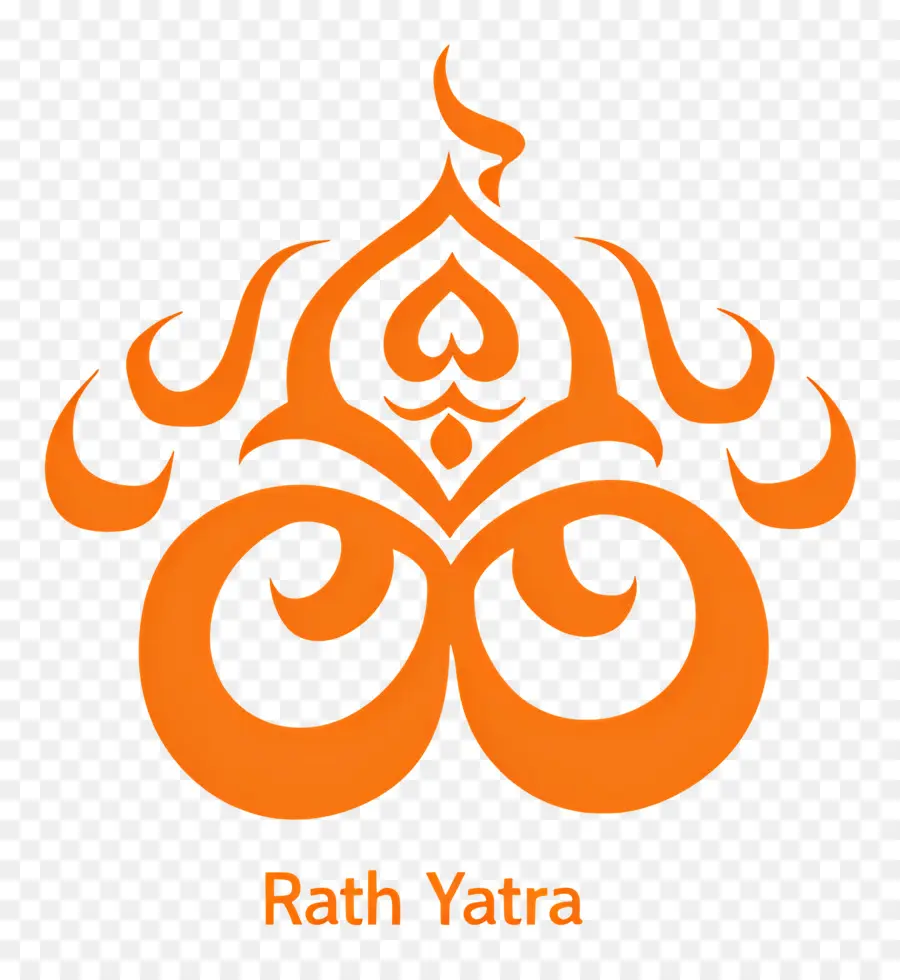 Rath Yatra，Oscuro Logotipo PNG
