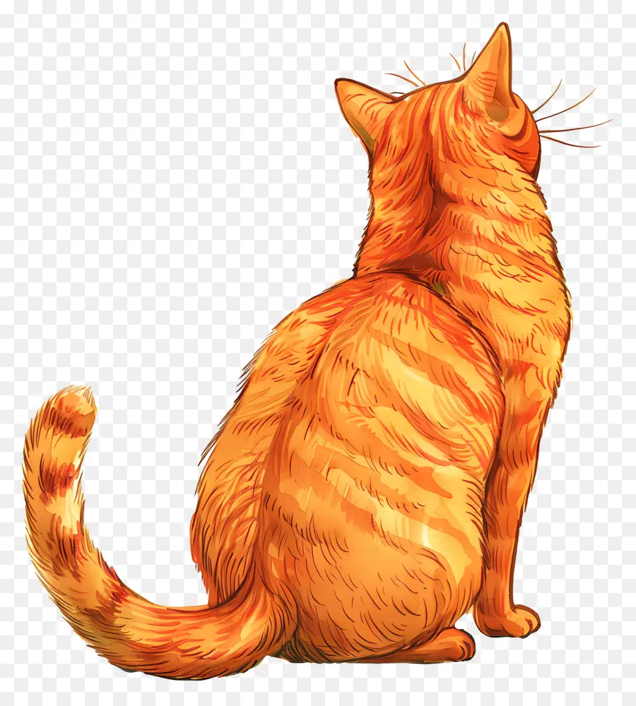 Gato，Gato De Color Naranja PNG