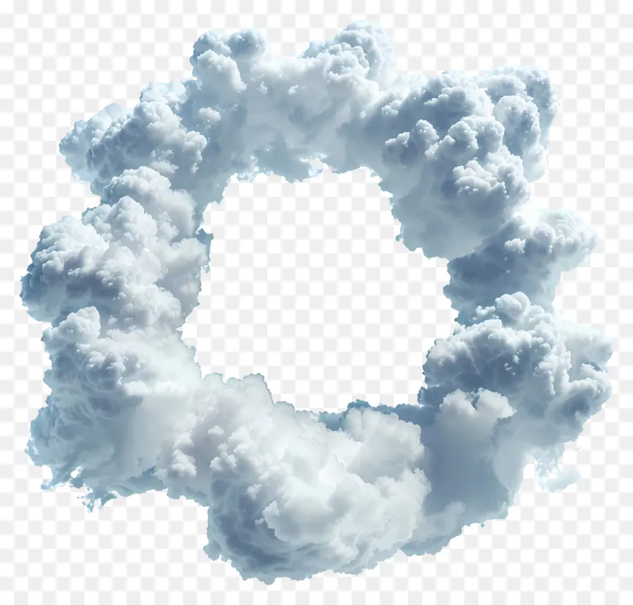 Marco De Nube，Anillo De Nube PNG