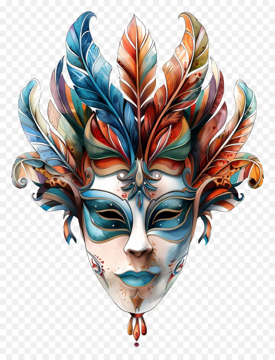 Mascarilla，Plumas PNG