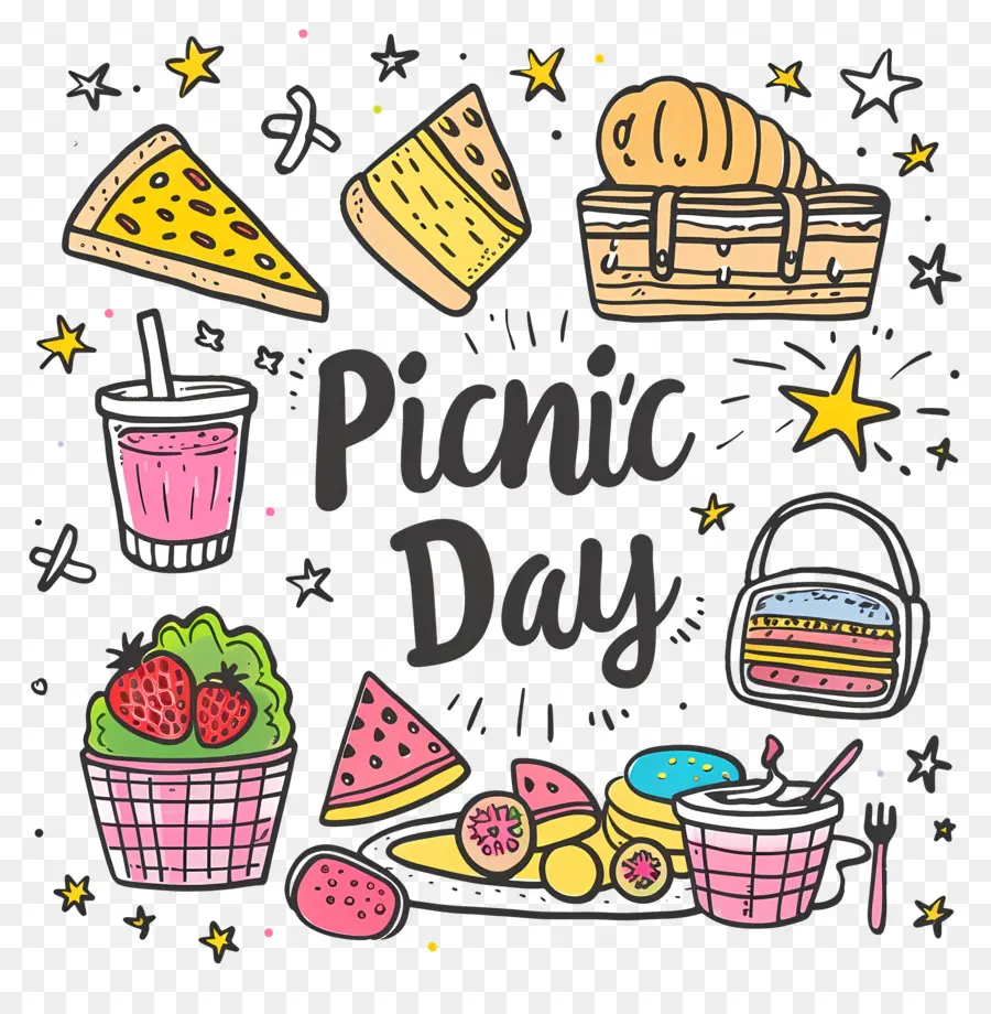 El Día Internacional Del Picnic，Alimentos PNG