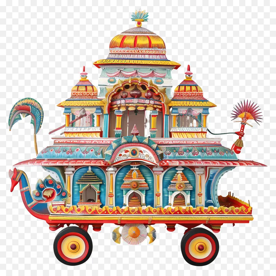 Rath Yatra，Carro De Madera PNG